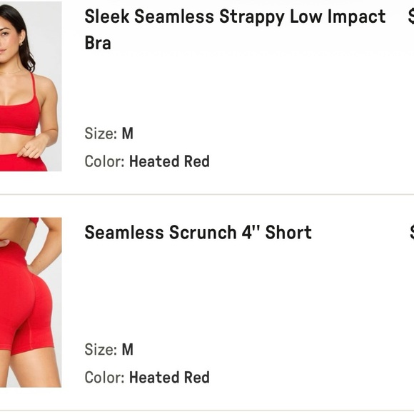 Fabletics Seamless Workout Set - Picture 3 of 3